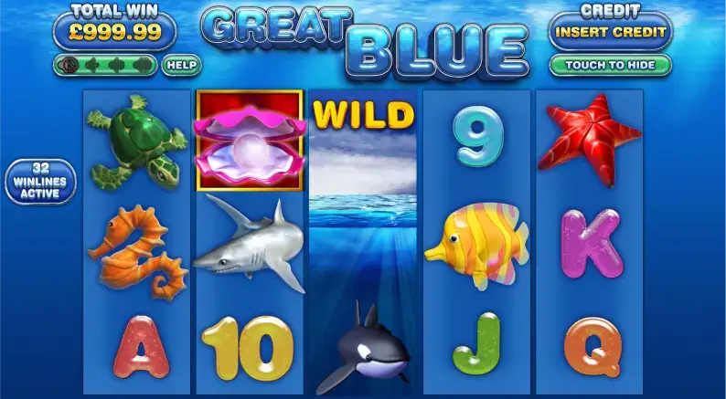 Great Blue - slot winlines